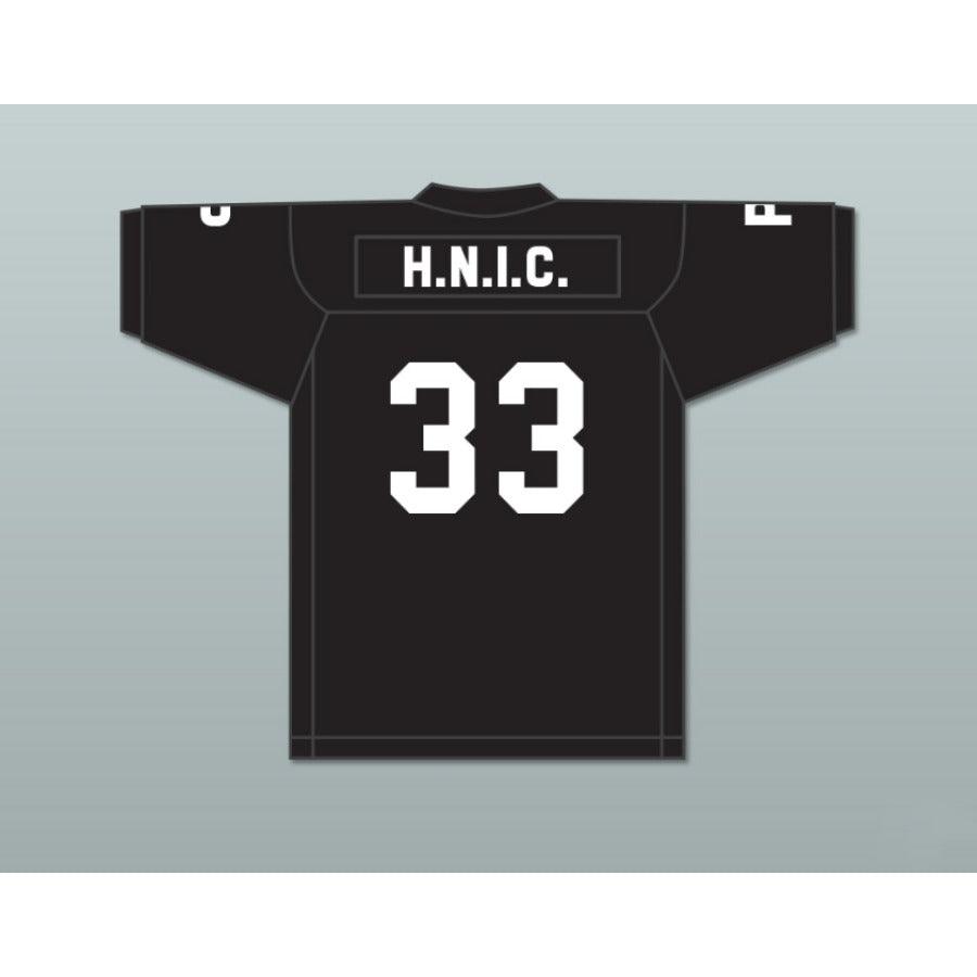 PERSONALIZADO CUALQUIER Nombre Número PRODIGY H.N.I.C. 33 HENNESSY BLACK Camiseta de Fútbol Cosida S-6XL