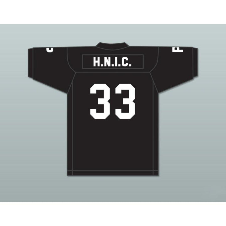 PERSONALIZADO CUALQUIER Nombre Número PRODIGY H.N.I.C. 33 HENNESSY BLACK Camiseta de Fútbol Cosida S-6XL