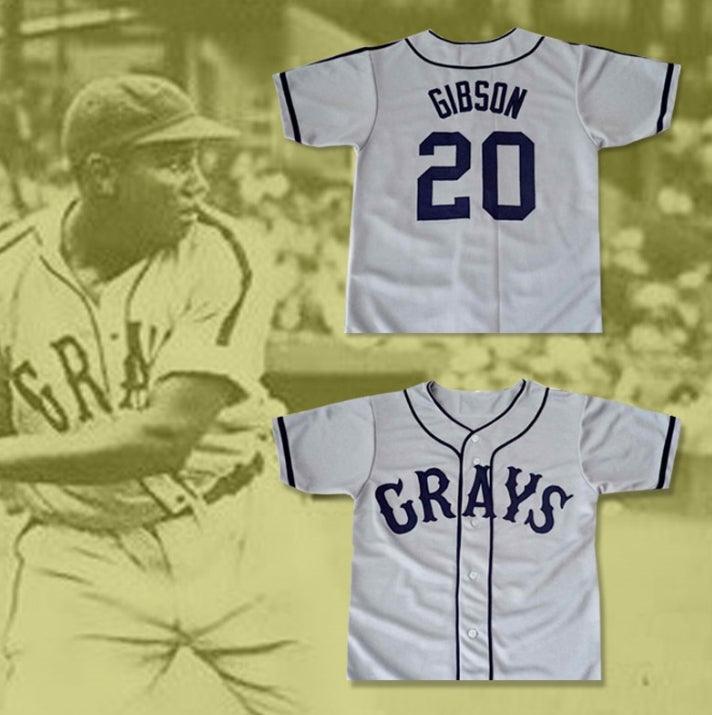 Camiseta de béisbol nueva Custom Any Name Number JOSH GIBSON 20 HOMESTEAD GRAYS NEGRO LEAGUE, con costuras superiores, tallas S-6XL