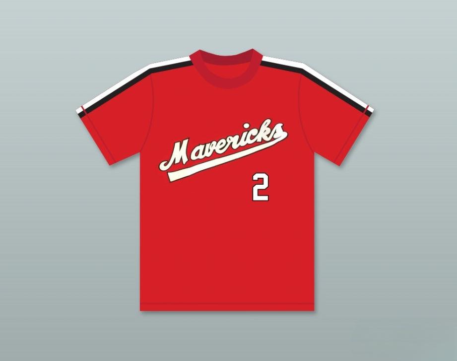 Personalizado Cualquier Nombre Número JOE GARZA 2 CAMISETA DE BÉISBOL ROJA THE BATTERED BASTARDS OF BASEBALL Doble Costura S-6XL