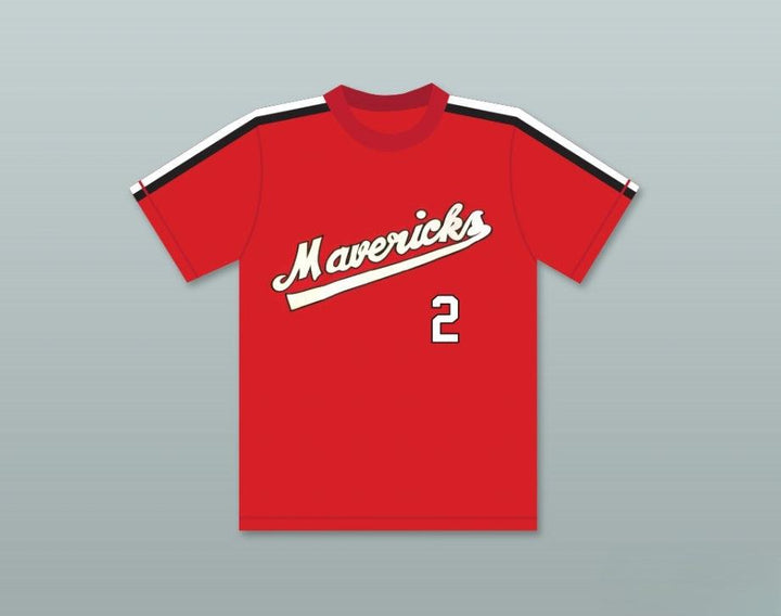 Personalizado Cualquier Nombre Número JOE GARZA 2 CAMISETA DE BÉISBOL ROJA THE BATTERED BASTARDS OF BASEBALL Doble Costura S-6XL