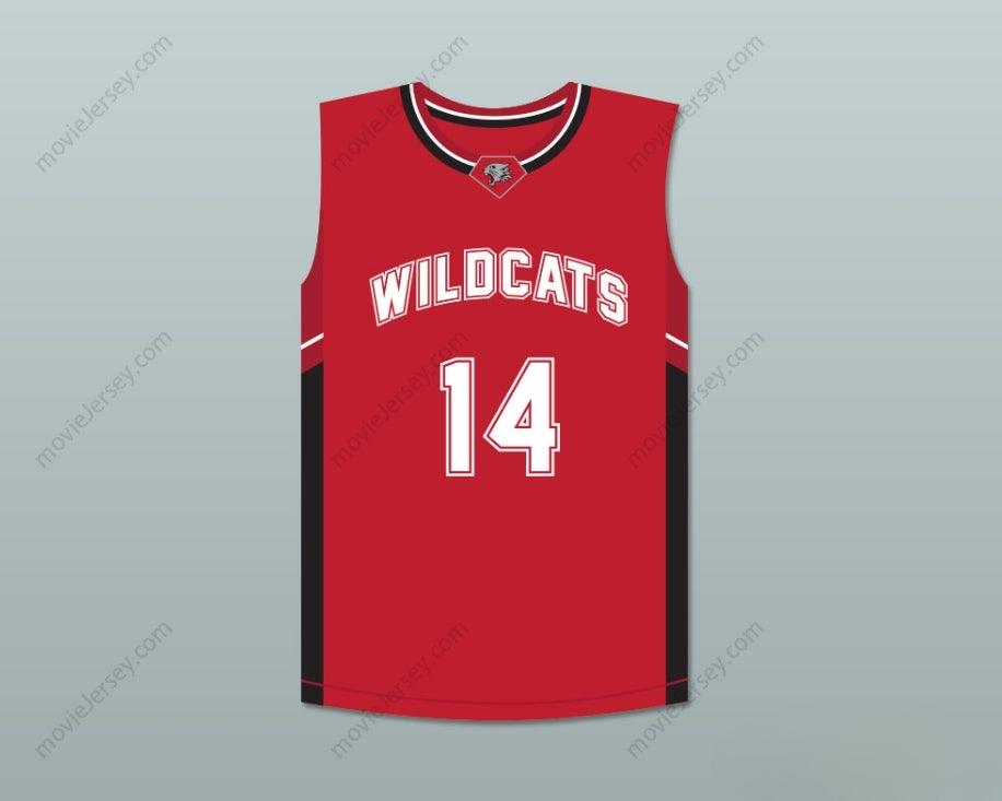 CUSTOM ANY Name Number TROY BOLTON 14 EAST HIGH SCHOOL WILDCATS RED BASKETBALL JERSEY Top Stitched S-6XL