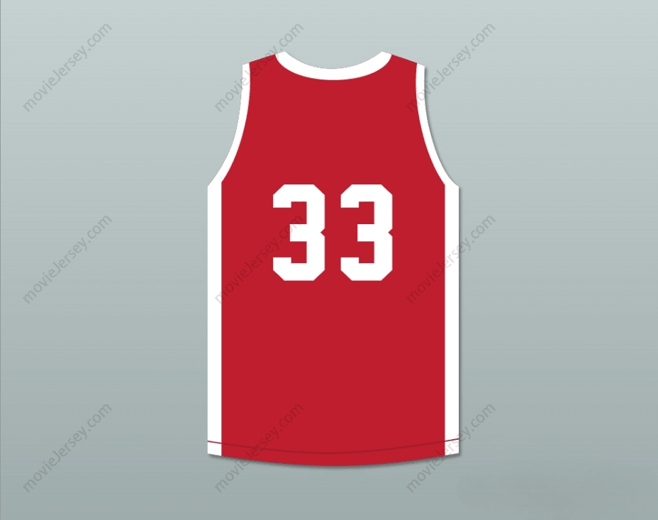 PERSONALIZA CUALQUIER Nombre Número UWE BLAB 33 EMPUJAR EXCEL PROFESIONAL BALONCESTO CLÁSICA CAMISETA BALONCESTO ROJA 1985 EVENTO BENÉFICO Costuras de Calidad S-6XL
