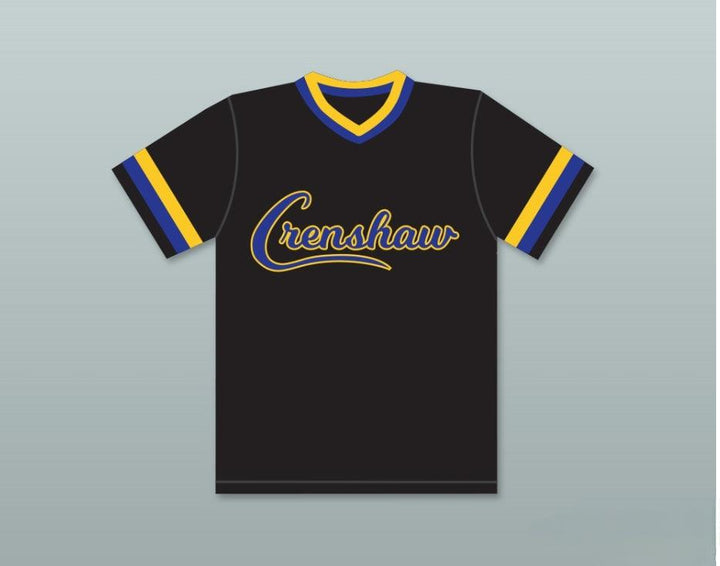 Camiseta de béisbol negra para hombre, con cualquier nombre y número personalizado de DARRYL STRAWBERRY 18, de los COUGARS de la escuela secundaria CRENSHAW, costuras de primera calidad, tallas S-6XL
