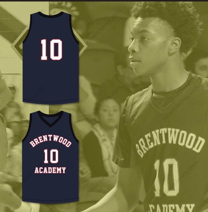CAMISETA DE BALONCESTO PERSONALIZABLE con CUALQUIER Nombre y Número DARIUS GARLAND 10 ACADEMY AZUL MARINO 1 costura superior S-6XL