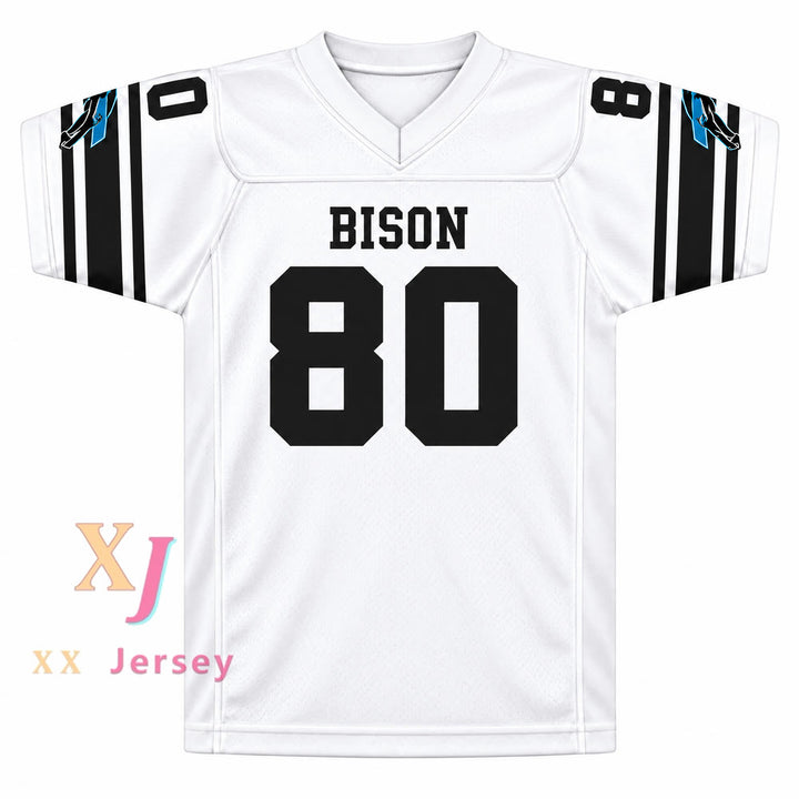 Custom Tracy Two Dogs 80 Blue Springs Bison High School Football Jersey
