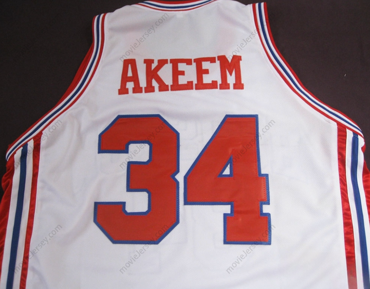 CUSTOM ANY Name Number AKEEM THE DREAM OLAJAWON BASKETBALL JERSEY ANY PLAYER Top Stitched S-6XL