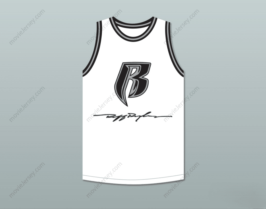 PERSONALIZADO CUALQUIER Nombre Número DMX 84 ROUGH RYDERS CAMISETA DE BALONCESTO BLANCA 6 Cosido Superior S-6XL