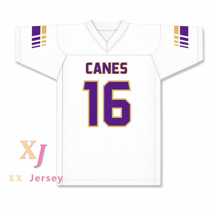 CAMISETAS DE FÚTBOL AMERICANO ESCOLAR PERSONALIZADAS TREVOR LAWRENCE 16 TALLAS S-6XL