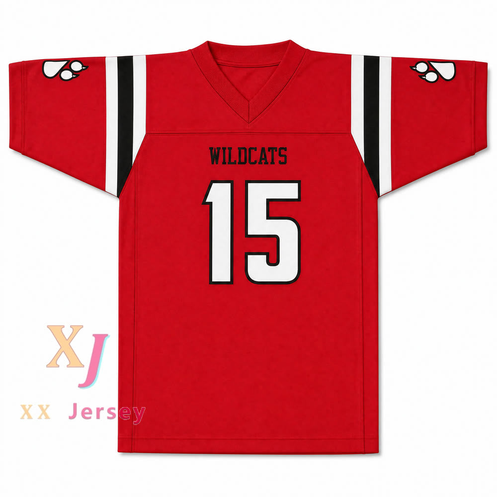 CAMISETA DE FÚTBOL PERSONALIZADA WILDCATS JAELAN PHILLIPS 15 REDLANDS EAST VALLEY HIGH SCHOOL TALLA S-6XL