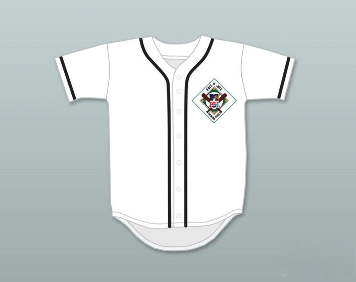 Camiseta de béisbol WALLY JOYNER 21 SALAMANDERS con número y nombre personalizados 1er ANUAL ROCK N' JOCK DIAMOND DERBY con costuras S-6XL