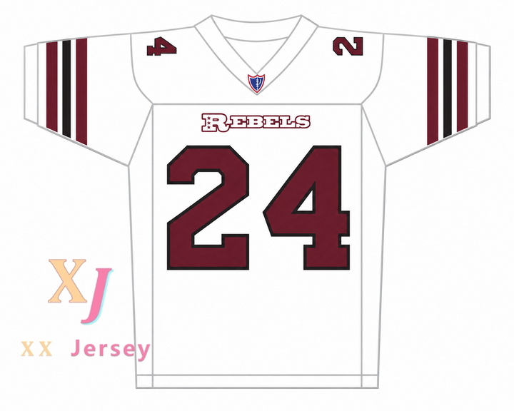 Custom Jamal Webber 24 Boston Rebels Football Jersey