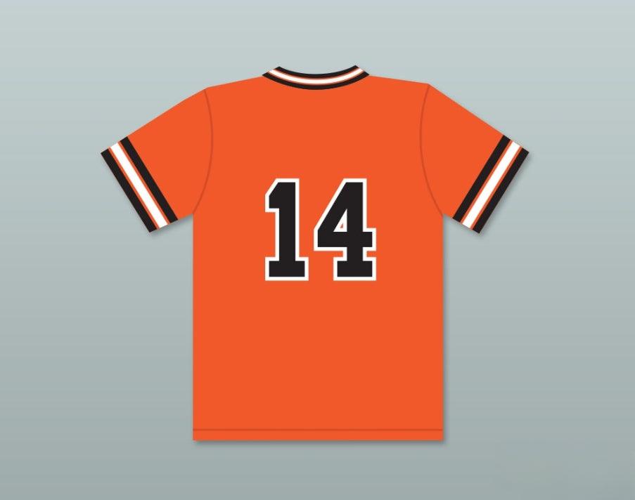 Camiseta de béisbol personalizada con nombre y número JEFFREY 'COLT' DOUGLAS 14 DRAGONS, 3 NINJAS KICK BACK, con costuras superiores, tallas S-6XL