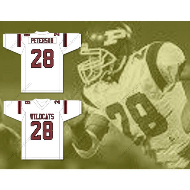 PERSONALIZA Cualquier Nombre Número ADRIAN PETERSON 28 PALESTINE HIGH SCHOOL WILDCATS Camiseta de Fútbol Cosida S-6XL