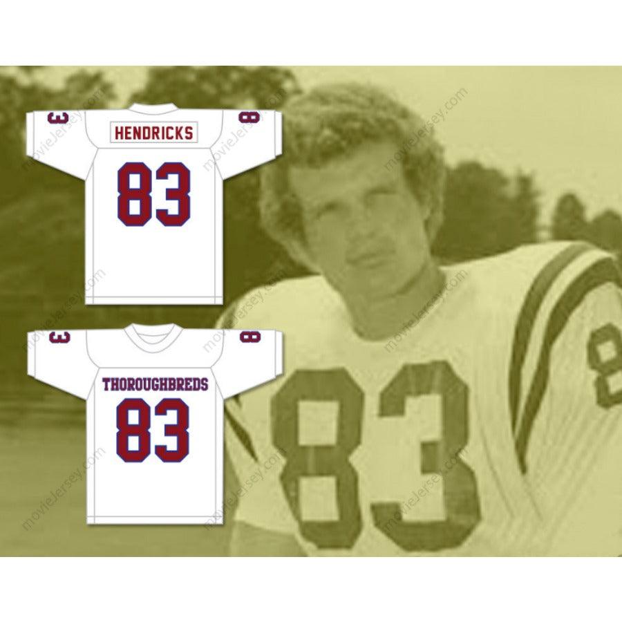 PERSONALIZA CUALQUIER Nombre Número TED HENDRICKS 83 HIALEAH SENIOR HIGH SCHOOL THOROUGHBREDS Camiseta de fútbol con costuras S-6XL