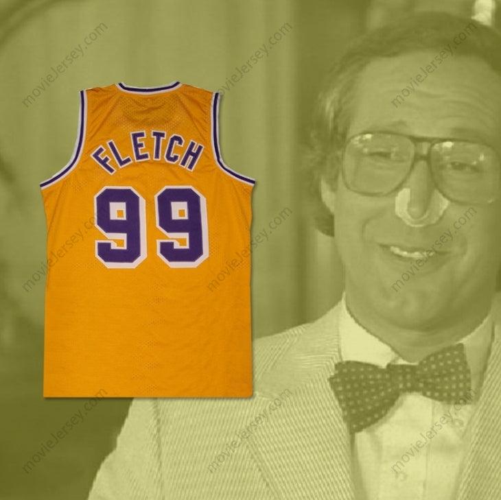PERSONALIZAR Cualquier Nombre Número CHEVY CHASE IRWIN 'FLETCH' FLETCHER 99 CAMISETA DE BALONCESTO Cosida S-6XL