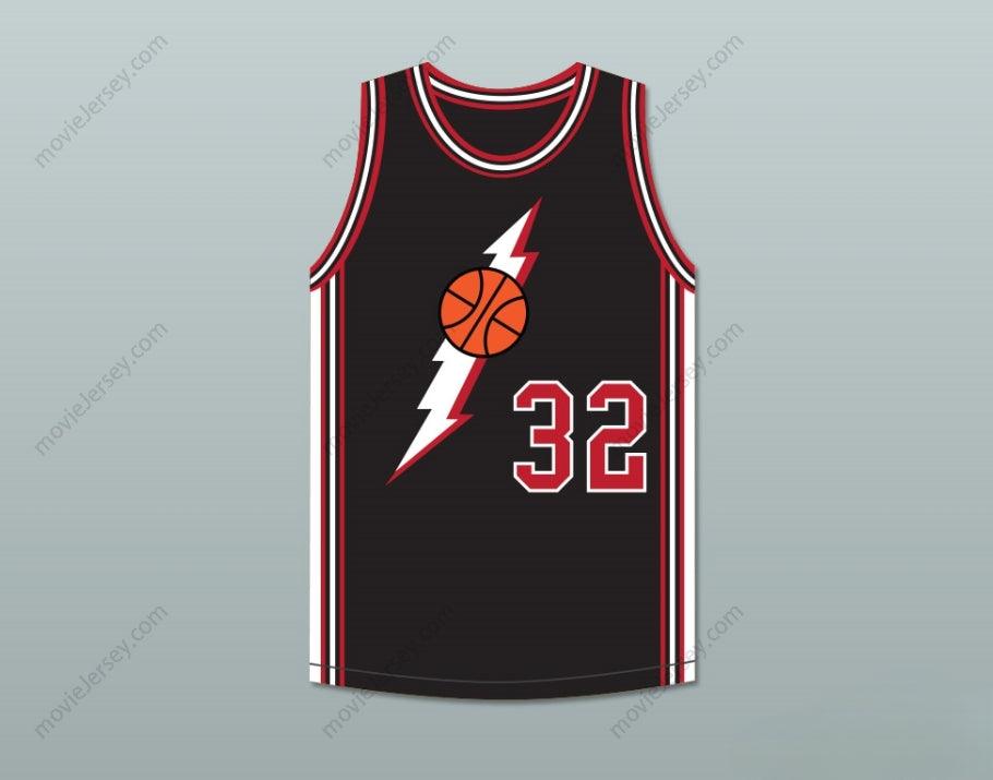 PERSONALIZA CUALQUIER Nombre Número ORLANDO 32 NEGRA CAMISETA DE BALONCESTO EN CASA Costura superior S-6XL