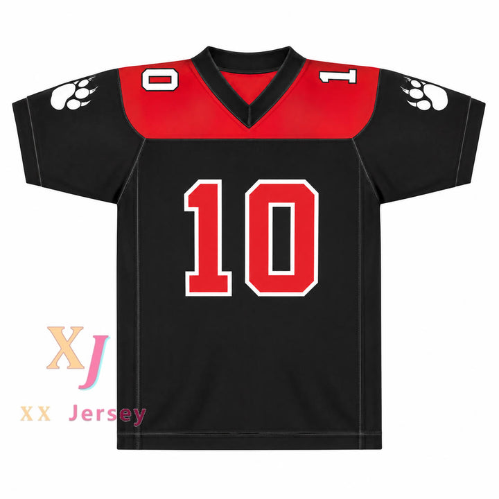 Custom Tami Maida 10 Minnville High School Grizzlies Football Jersey