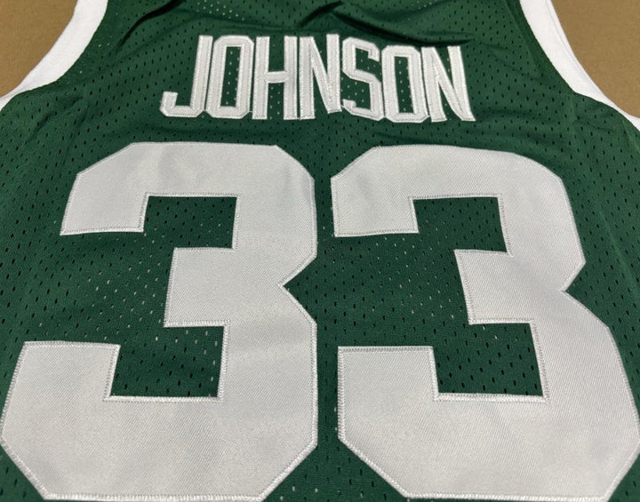 Michigan State Spartans Magic Johnson #33 Camiseta de Baloncesto Bordado Tallas S-2XL