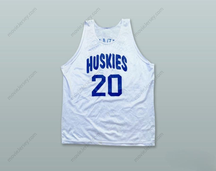PERSONALIZA cualquier Nombre Número AMAR'E STOUDEMIRE 20 HUSKIES CAMISETA DE BALONCESTO BLANCA Parte Superior Cosida S-6XL