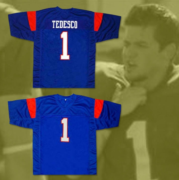 PERSONALIZA CUALQUIER Nombre Número HARMON TEDESCO 1 BLUE MOUNTAIN STATE GOATS Camiseta de Fútbol Cosida Tallas S-6XL