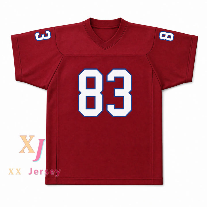 PERSONALIZA CUALQUIER Nombre Número TED HENDRICKS 83 HIALEAH SENIOR HIGH SCHOOL THOROUGHBREDS Camiseta de fútbol con costuras S-6XL