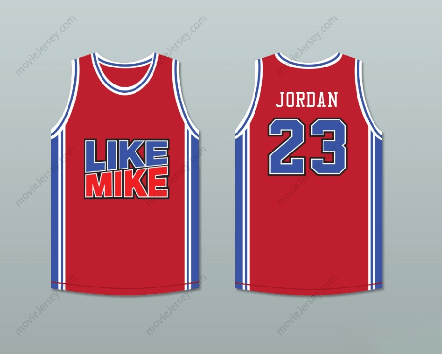 CUSTOM ANY Name Number MICHAEL   23 LIKE MIKE RED BASKETBALL JERSEY Top Stitched S-6XL