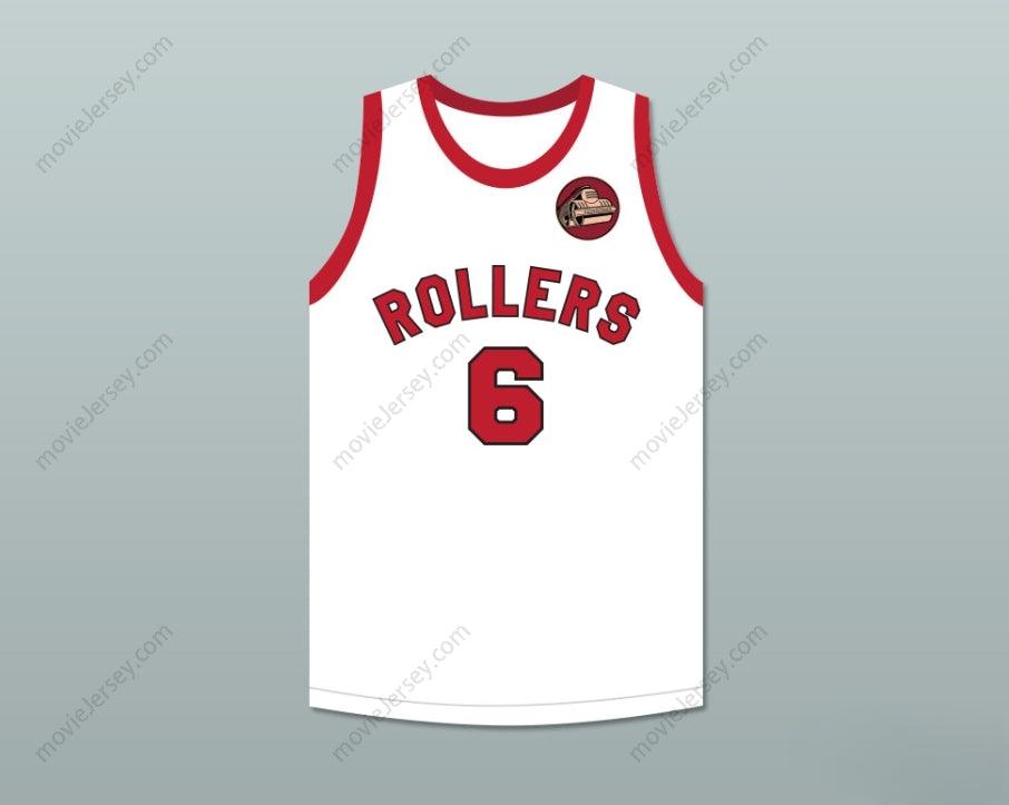 CUSTOM ANY Name Number HANK BEENDERS 6 PROVIDENCE STEAMROLLERS WHITE BASKETBALL JERSEY WITH PATCH 2 Top Stitched S-6XL
