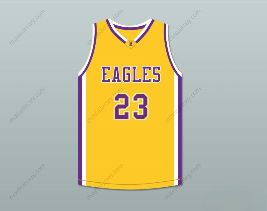 PERSONALIZA Cualquier Nombre Número JOEL EMBIID 23 ACADEMY JUNIOR VARSITY AMARILLO Camiseta Baloncesto Cosida S-6XL