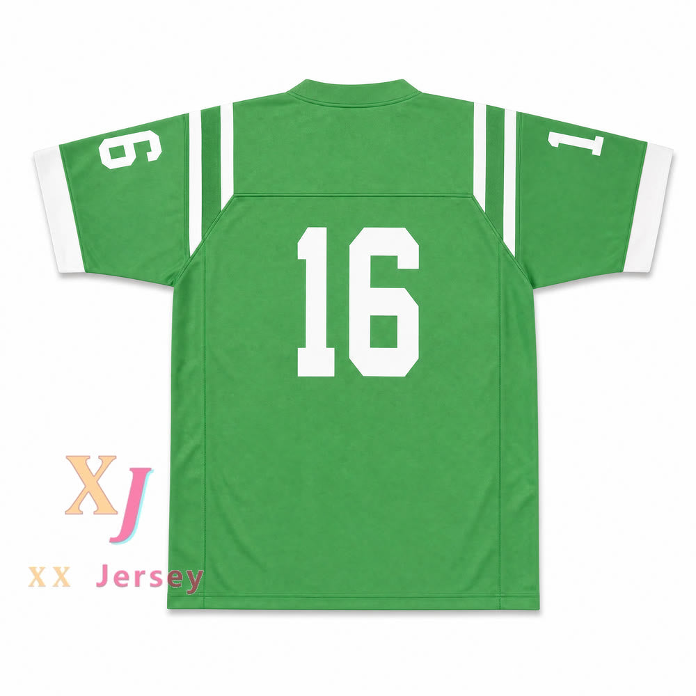 Isidore Newman High School 16 Football Jersey — green back view