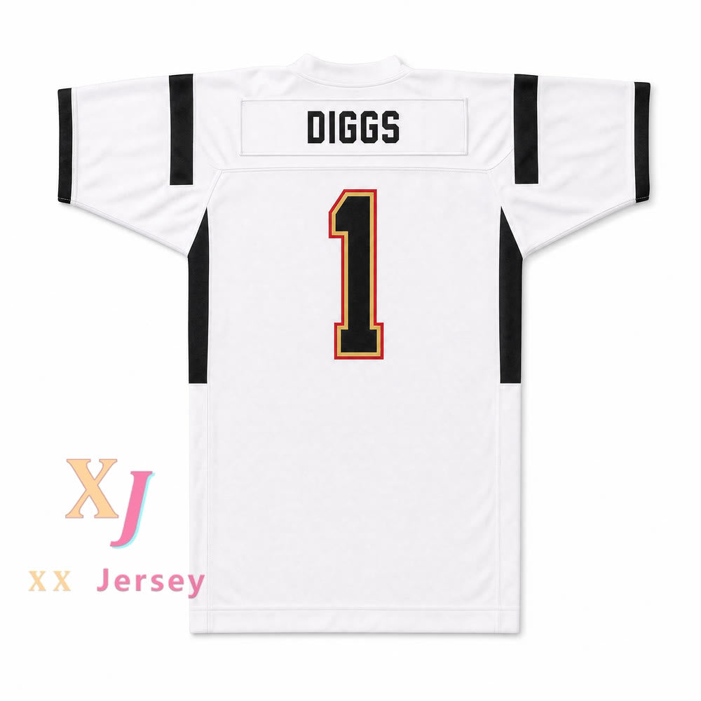 Custom Trevon Diggs 1 The Avalon School Football Jersey