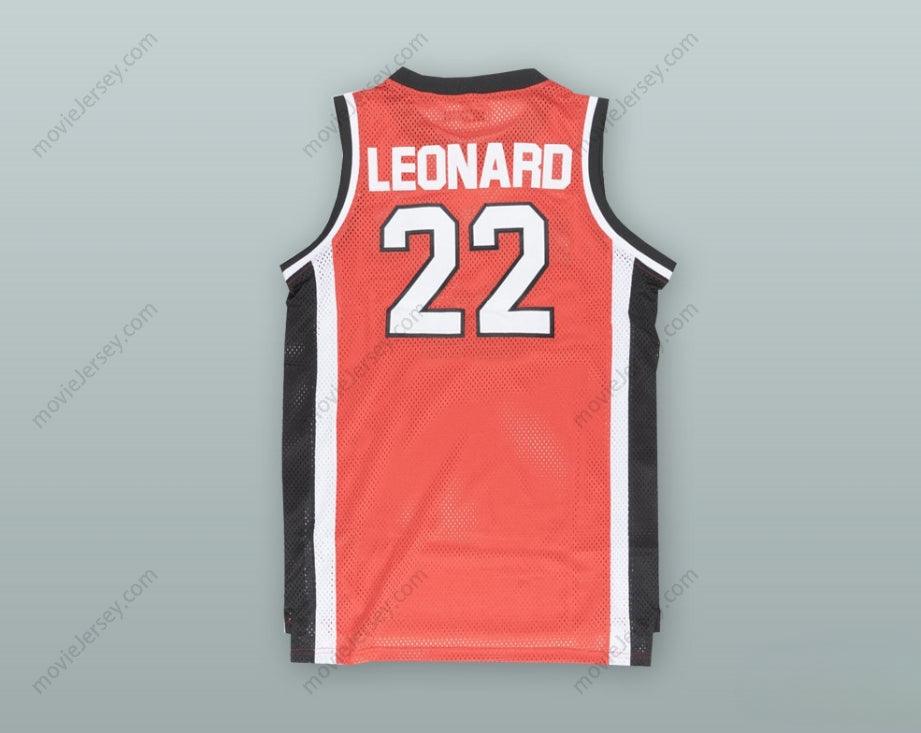 PERSONALIZA Cualquier Nombre Número KAWHI LEONARD 22 MARTIN LUTHER KING HIGH SCHOOL CAMISETA ROJA DE BALONCESTO Cosido S-6XL