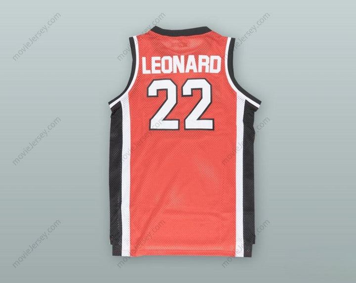 PERSONALIZA Cualquier Nombre Número KAWHI LEONARD 22 MARTIN LUTHER KING HIGH SCHOOL CAMISETA ROJA DE BALONCESTO Cosido S-6XL