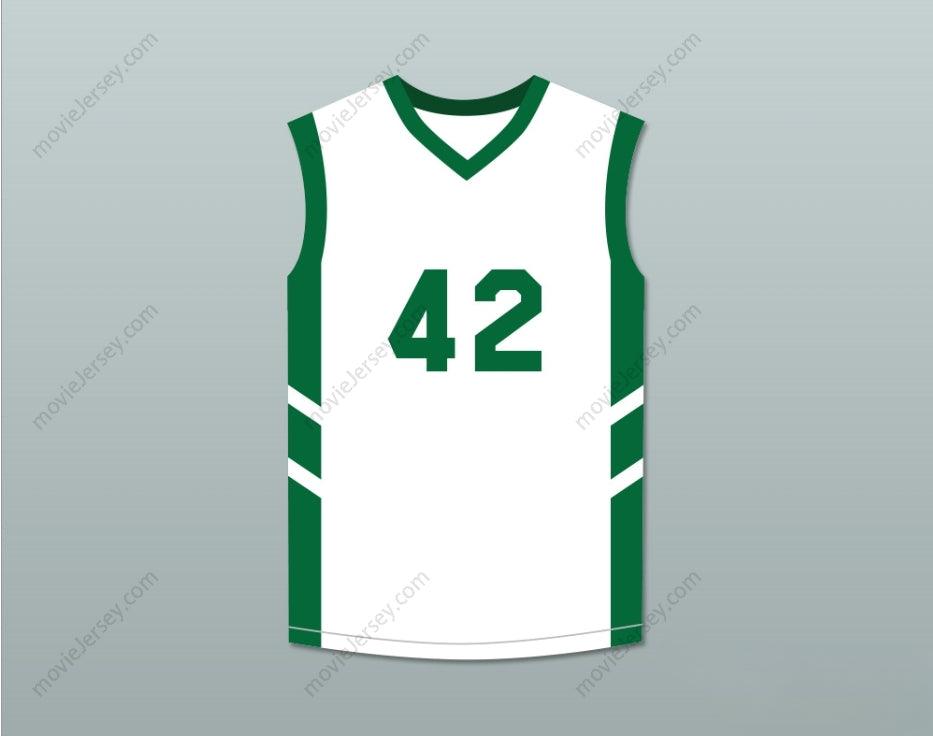 PERSONALIZA Cualquier Nombre Número CAMISETA DE BALONCESTO BLANCA VIN BAKER 42 EL GRAN ESTALLIDO DE DENNIS RODMAN EN PYONGYANG Cosido Superior S-6XL
