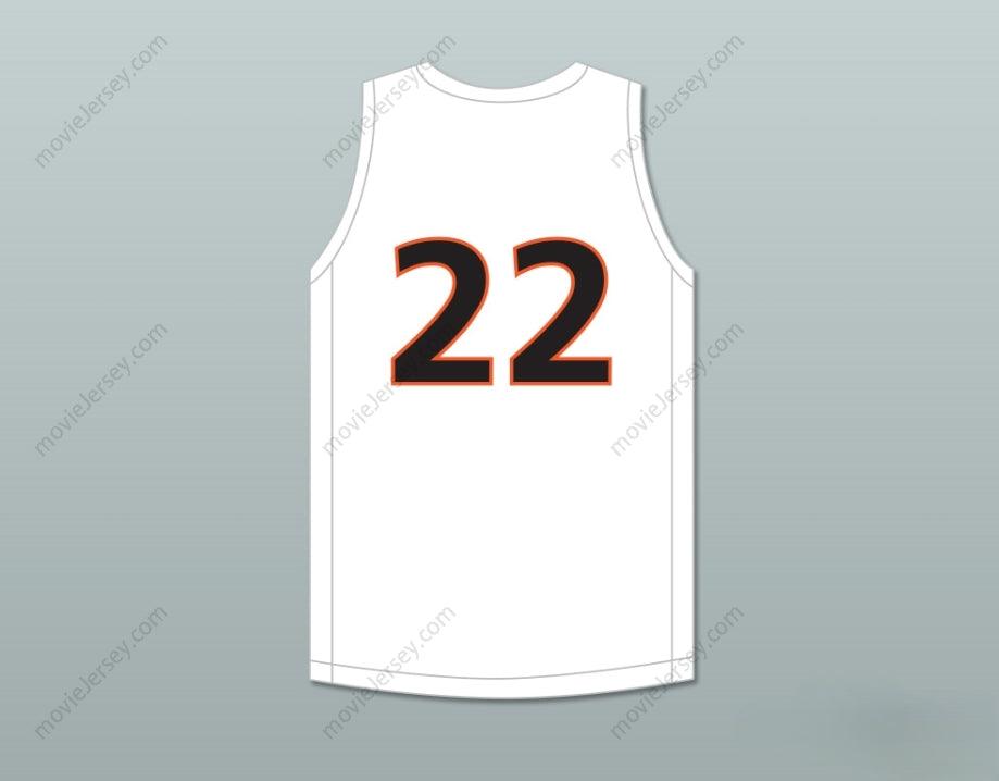 CAMISETA DE BALONCESTO BLANCA DE LOS BRAVES DE SCOTT COUNTY CENTRAL HIGH SCHOOL DE OTTO PORTER JR. 22 CON NOMBRE Y NÚMERO PERSONALIZABLES 1 Costura superior S-6XL