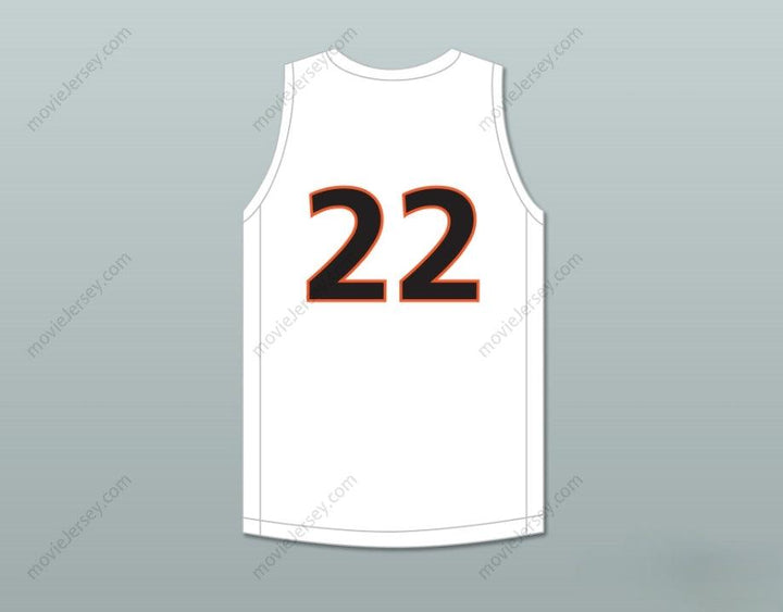 CAMISETA DE BALONCESTO BLANCA DE LOS BRAVES DE SCOTT COUNTY CENTRAL HIGH SCHOOL DE OTTO PORTER JR. 22 CON NOMBRE Y NÚMERO PERSONALIZABLES 1 Costura superior S-6XL