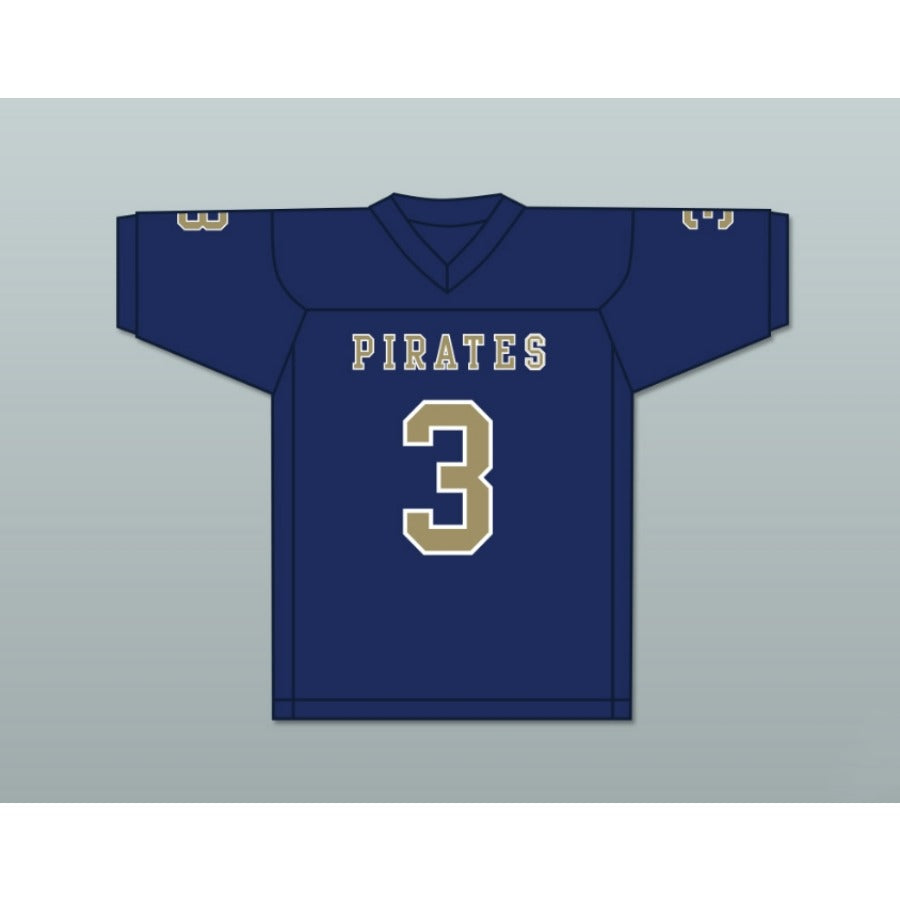 CUSTOM ANY Name Number MALIK HENRY 3 INDEPENDENCE COMMUNITY COLLEGE PIRATES Football Jersey Top Stitched S-6XL