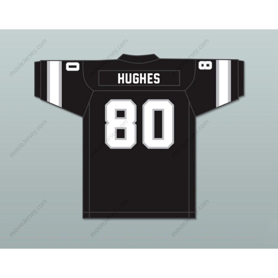 CAMISETA DE FÚTBOL AMERICANA PERSONALIZADA CON NOMBRE Y NÚMERO 1974 WFL DENNIS HUGHES 80 JACKSONVILLE SHARKS DE VISITANTE Cosida Tallas S-6XL
