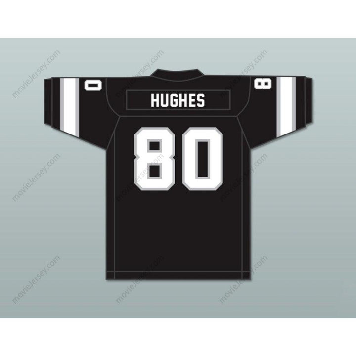 CAMISETA DE FÚTBOL AMERICANA PERSONALIZADA CON NOMBRE Y NÚMERO 1974 WFL DENNIS HUGHES 80 JACKSONVILLE SHARKS DE VISITANTE Cosida Tallas S-6XL
