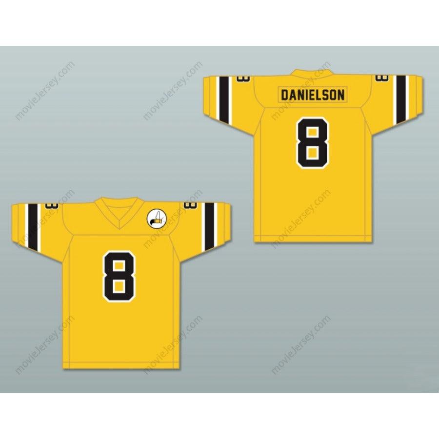 PERSONALIZA Cualquier Nombre Número 1974 WFL GARY DANIELSON 8 CHARLOTTE HORNETS Camiseta de Fútbol de Visitante con Bordado S-6XL