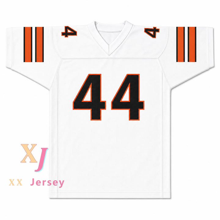 Tony Gonzalez 44 Huntington Beach High School Oilers White Football Jersey — front view
