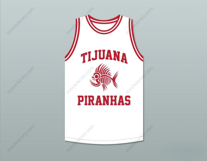 PERSONALIZA CUALQUIER Nombre Número KYLE LOWRY 7 TIJUANA PIRANHAS BLANCA CAMISETA DE BALONCESTO EQUIPO DE EXPANSIÓN MEXICANO Cosida S-6XL