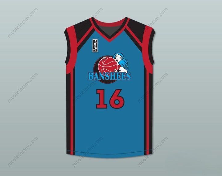 CUSTOM ANY Name Number ITORO COLEMAN DEBBIE SCRUGGS 16 CHARLOTTE BANSHEES AWAY BASKETBALL JERSEY WITH WUBA PATCH JUWANNA MANN Top Stitched S-6XL