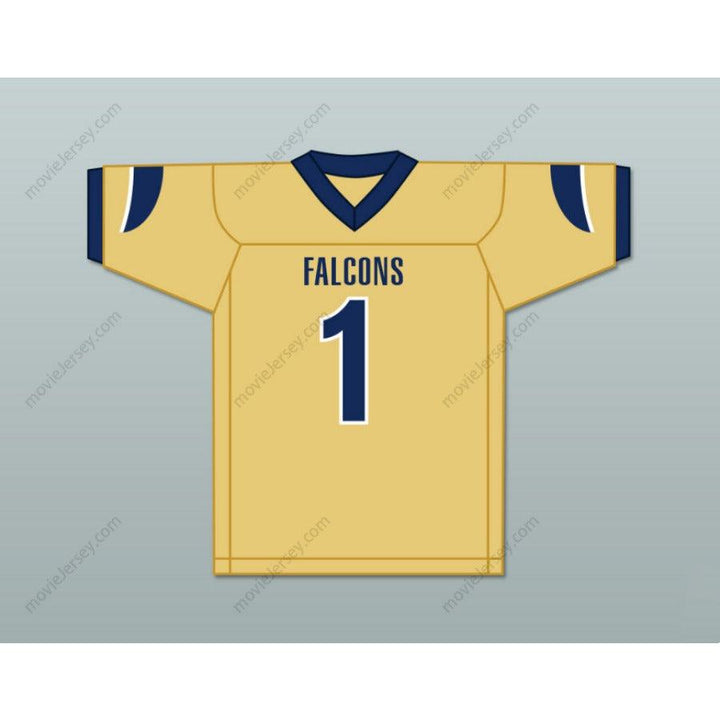PERSONALIZA CUALQUIER Nombre Número STEFON DIGGS 1 OUR LADY OF GOOD COUNSEL HIGH SCHOOL FALCONS Camiseta de Fútbol con Costuras S-6XL