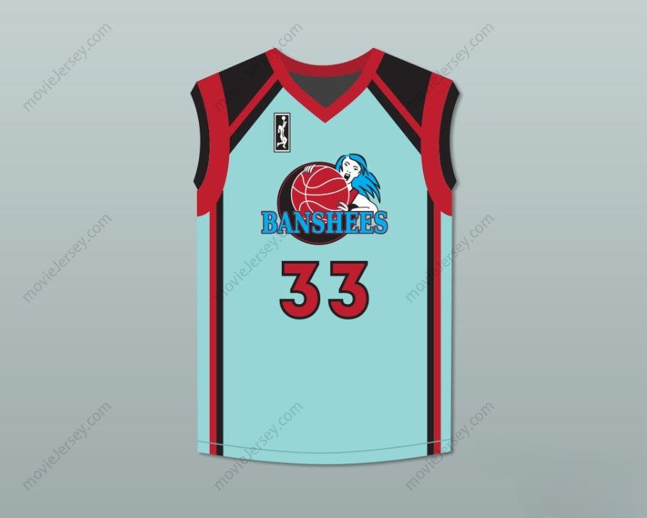PERSONALIZA Cualquier Nombre Número CAITLYN JENNER 33 CHARLOTTE BANSHEES CAMISETA DE BALONCESTO DE LOCAL CON PARCHE WUBA JUWANNA MANN Cosido en la parte superior S-6XL