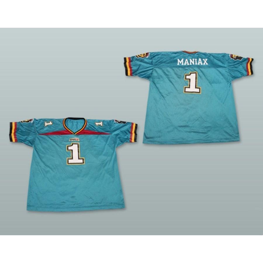 CUSTOM ANY Name Number MEMPHIS MANIAX 1 FOOTBALL JERSEY INCLUDES EMBROIDERED PATCHES Top Stitched S-6XL