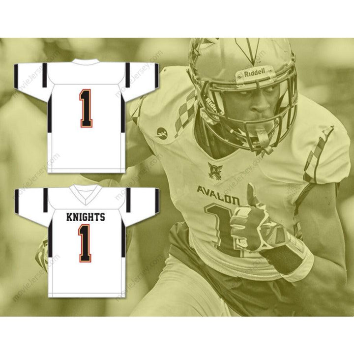 PERSONALIZA CUALQUIER Nombre Número TREVON DIGGS 1 CAMISETA DE FÚTBOL THE AVALON SCHOOL Cosida Tallas S-6XL