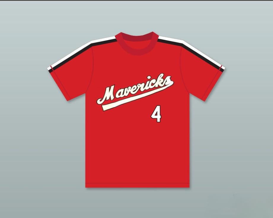 Custom Any Name Number BING RUSSELL 4   BASEBALL JERSEY THE BATTERED BASTARDS OF BASEBALL Top Stitched S-6XL