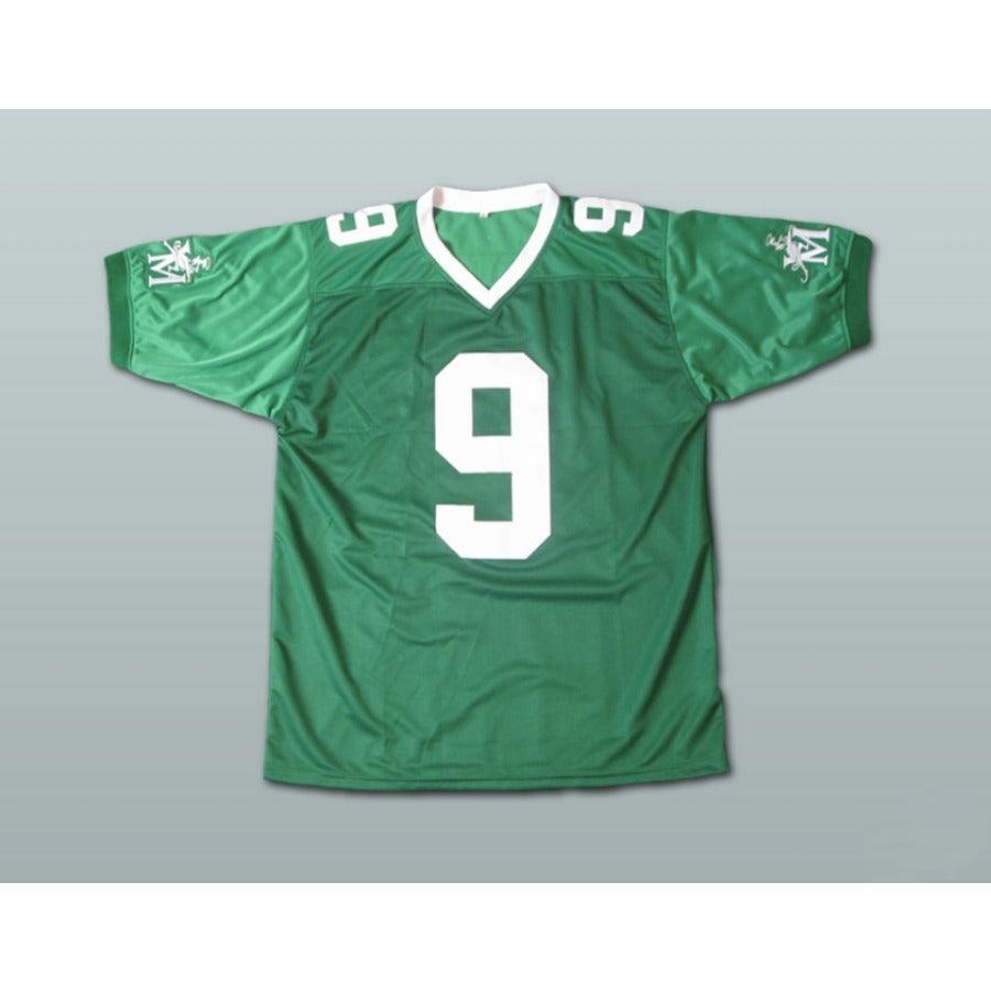 PERSONALIZA Cualquier Nombre Número LEBRON JAMES 9 LUCHANDO IRLANDÉS Camiseta de Fútbol de Escuela Secundaria con Costuras S-6XL