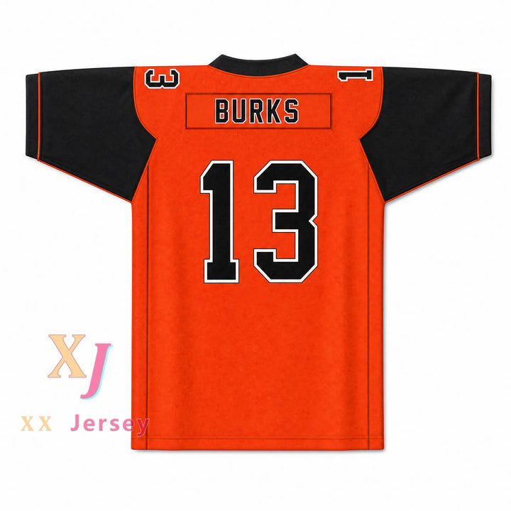 PERSONALIZADA Cualquier Nombre Número TREYLON BURKS 13 WARREN HIGH SCHOOL LUMBERJACKS Camiseta de Fútbol Cosida Tallas S-6XL